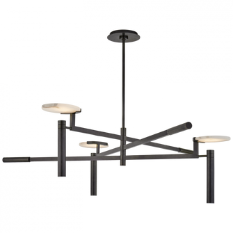 Melange Large Floating Disc Chandelier (279|KW 5602BZ-ALB)