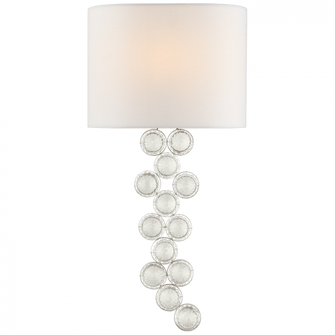 Milazzo Medium Left Sconce (279|JN 2201BSL/CG-L) Milazzo Medium Left Sconce (279|JN 2201BSL/CG-L)