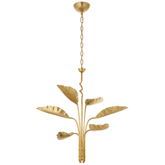 Dumaine Medium Pierced Leaf Chandelier (279|JN 5517AB)