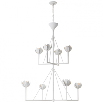 Alberto Large Two Tier Chandelier (279|JN 5006PW)