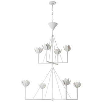 Alberto Large Two Tier Chandelier (279|JN 5006PW)