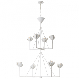 Alberto Large Two Tier Chandelier (279|JN 5006PW)