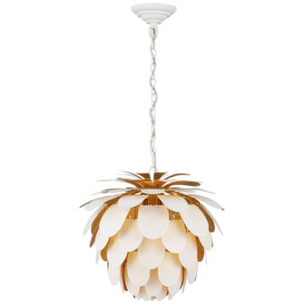 Cynara Small Chandelier (279|CHC 5163WHT/G)