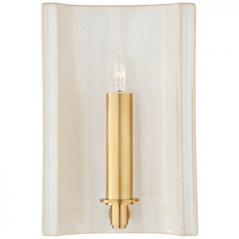 Leeds Small Rectangle Sconce (279|CS 2609IVO)