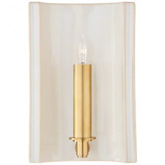 Leeds Small Rectangle Sconce (279|CS 2609IVO)