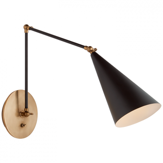 Clemente Double Arm Library Sconce (279|ARN 2912BLK)