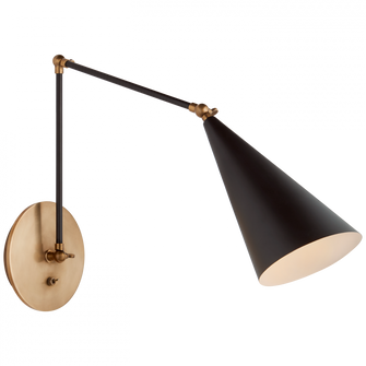 Clemente Double Arm Library Sconce (279|ARN 2912BLK)