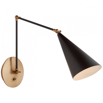 Clemente Double Arm Library Sconce (279|ARN 2912BLK)