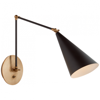 Clemente Double Arm Library Sconce (279|ARN 2912BLK)