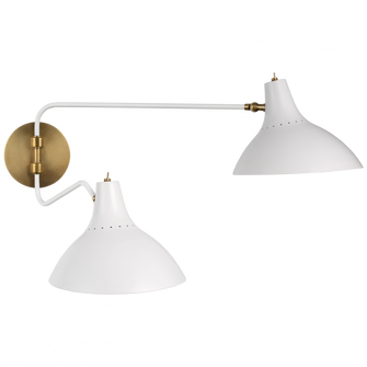Charlton Medium Double Wall Light (279|ARN 2071WHT)