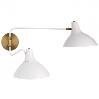 Charlton Medium Double Wall Light (279|ARN 2071WHT)