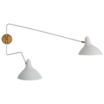 Charlton Large Double Wall Light (279|ARN 2072WHT)