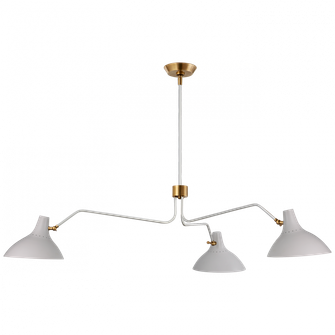 Charlton Large Triple Arm Chandelier (279|ARN 5006WHT)