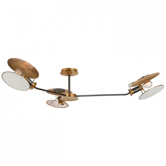 Osiris Large Asymmetric Semi-Flush Mount (279|TOB 4291BZ/HAB-L)