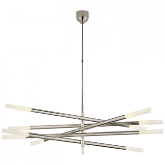 Rousseau Grande Ten Light Articulating Chandelier (279|KW 5587PN-EC)