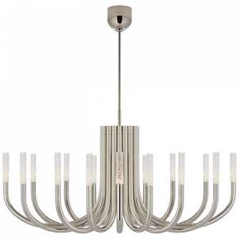 Rousseau Large Oval Chandelier (279|KW 5585PN-SG)