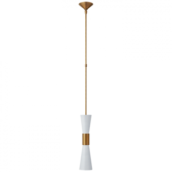 Clarkson Medium Narrow Pendant (279|ARN 5032HAB/WHT)