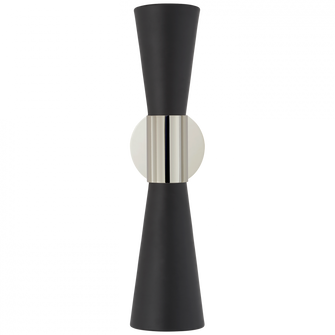 Clarkson Medium Narrow Sconce (279|ARN 2009PN/BLK) Clarkson Medium Narrow Sconce (279|ARN 2009PN/BLK)