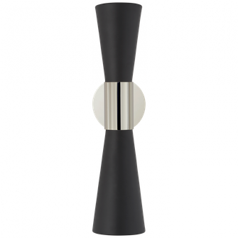 Clarkson Medium Narrow Sconce (279|ARN 2009PN/BLK)
