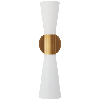 Clarkson Medium Narrow Sconce (279|ARN 2009HAB/WHT)