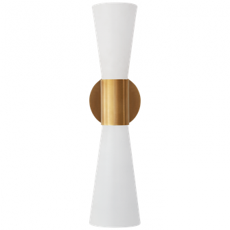 Clarkson Medium Narrow Sconce (279|ARN 2009HAB/WHT)