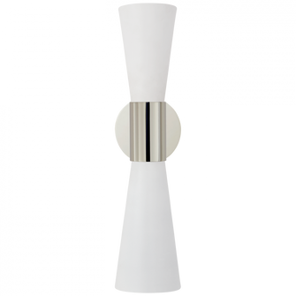 Clarkson Medium Narrow Sconce (279|ARN 2009PN/WHT)