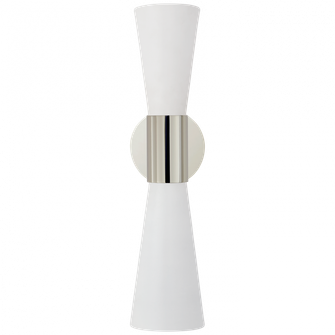 Clarkson Medium Narrow Sconce (279|ARN 2009PN/WHT)
