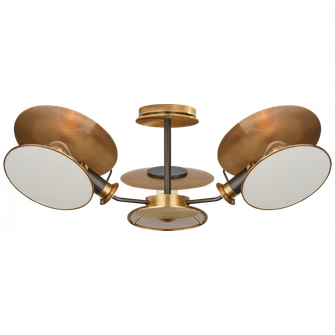 Osiris Medium Reflector Semi-Flush Mount (279|TOB 4290BZ/HAB-L)
