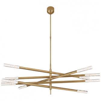 Rousseau Grande Ten Light Articulating Chandelier (279|KW 5587AB-SG)