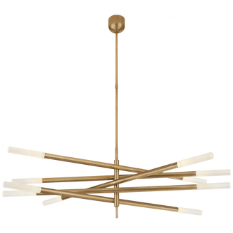 Rousseau Grande Ten Light Articulating Chandelier (279|KW 5587AB-EC)