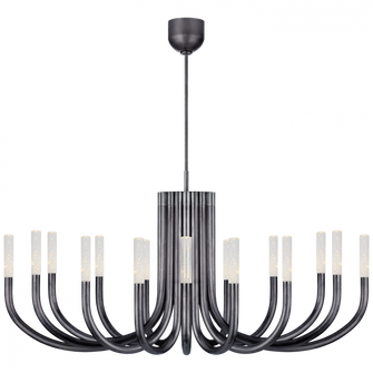 Rousseau Large Oval Chandelier (279|KW 5585BZ-SG)