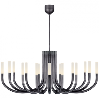Rousseau Large Oval Chandelier (279|KW 5585BZ-EC)