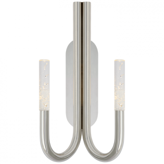 Rousseau Double Wall Sconce (279|KW 2283PN-SG)