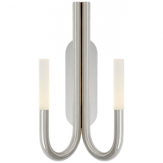 Rousseau Double Wall Sconce (279|KW 2283PN-EC)