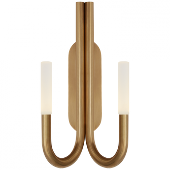 Rousseau Double Wall Sconce (279|KW 2283AB-EC)