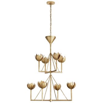 Alberto Medium Two Tier Chandelier (279|JN 5005AGL)