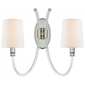 Clarice Double Sconce (279|JN 2030CG/PN-L)