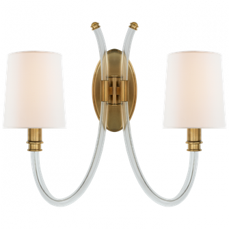 Clarice Double Sconce (279|JN 2030CG/AB-L)