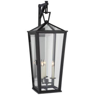 Darlana Large Tall Bracketed Wall Lantern (279|CHO 2789BZ-CG)