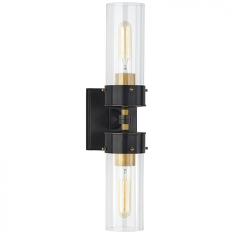 Marais Large Double Bath Sconce (279|TOB 2315BZ/HAB-CG)