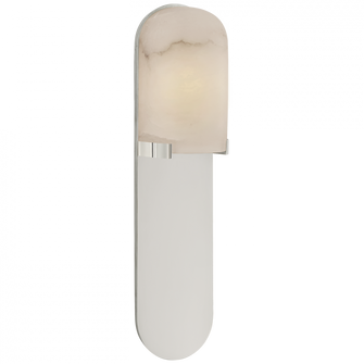 Melange Medium Elongated Pill Sconce (279|KW 2014PN-ALB)