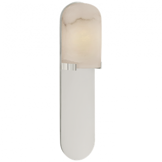 Melange Medium Elongated Pill Sconce (279|KW 2014PN-ALB)