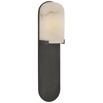 Melange Medium Elongated Pill Sconce (279|KW 2014BZ-ALB)