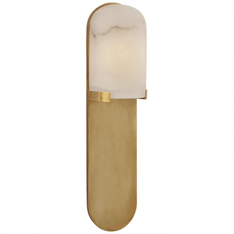 Melange Medium Elongated Pill Sconce (279|KW 2014AB-ALB)
