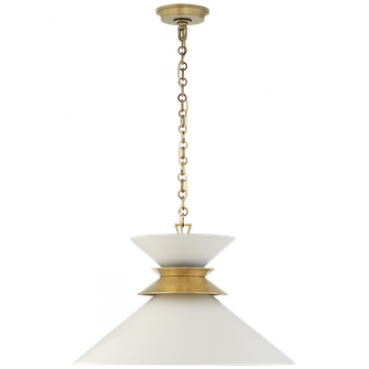 Alborg Large Stacked Pendant (279|CHC 5245AB-WHT)