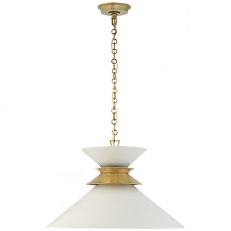 Alborg Large Stacked Pendant (279|CHC 5245AB-WHT)
