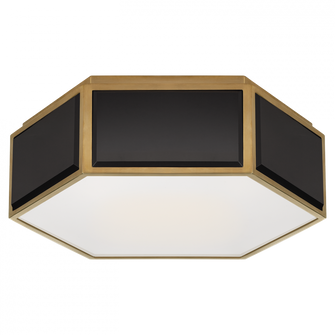 Bradford Small Hexagonal Flush Mount (279|KS 4120BLK/SB-FG) Bradford Small Hexagonal Flush Mount (279|KS 4120BLK/SB-FG)
