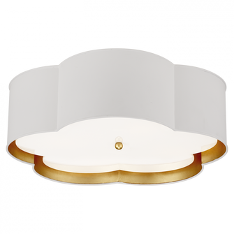 Bryce Large Flower Flush Mount (279|KS 4118WHT/G-FA) Bryce Large Flower Flush Mount (279|KS 4118WHT/G-FA)