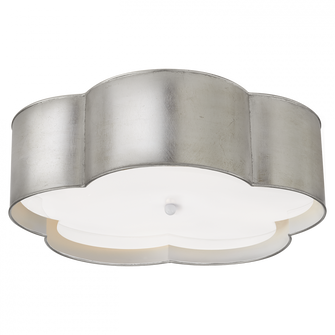 Bryce Large Flower Flush Mount (279|KS 4118BSL/WHT-FA)