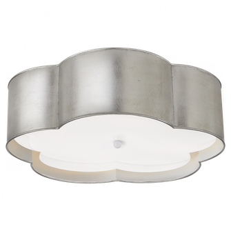 Bryce Large Flower Flush Mount (279|KS 4118BSL/WHT-FA)